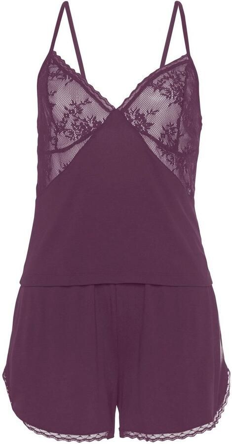 Bruno Banani Shortama met mooie kantdetails (2-delig 1 stuk) - Foto 2