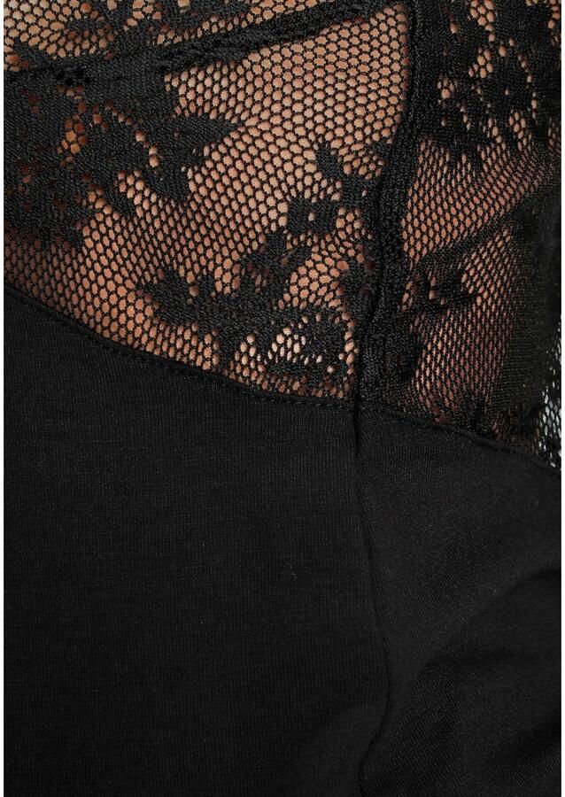 Bruno Banani Shortama met mooie kantdetails (2-delig 1 stuk)