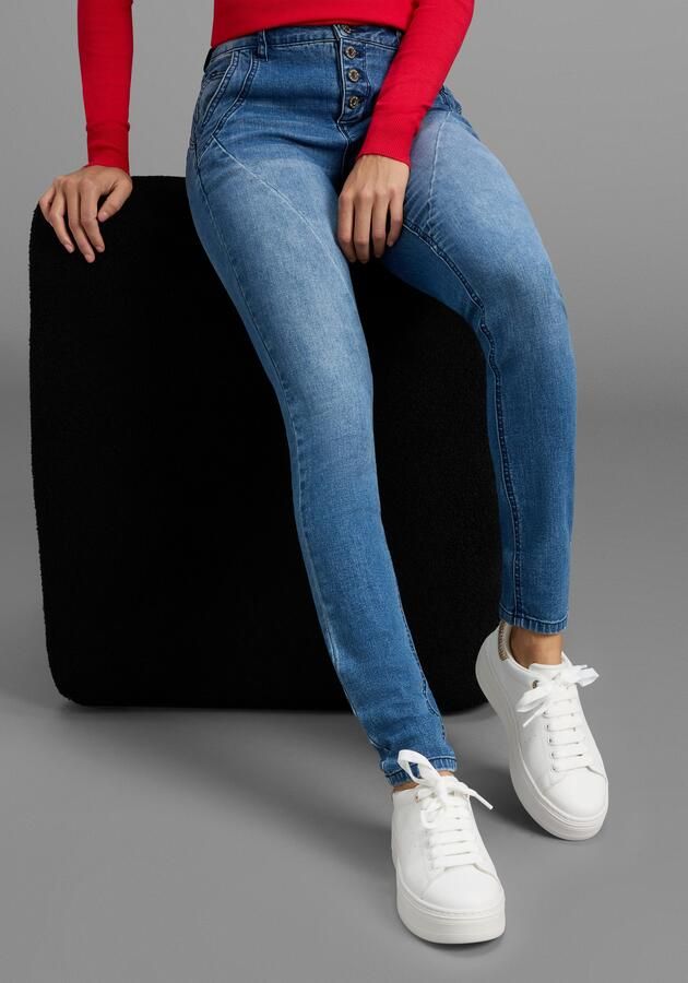 Bruno Banani Skinny fit jeans met schuine naden nieuwe collectie - Foto 14