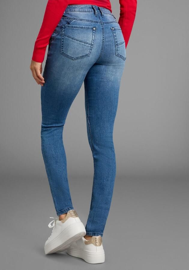 Bruno Banani Skinny fit jeans met schuine naden nieuwe collectie - Foto 4