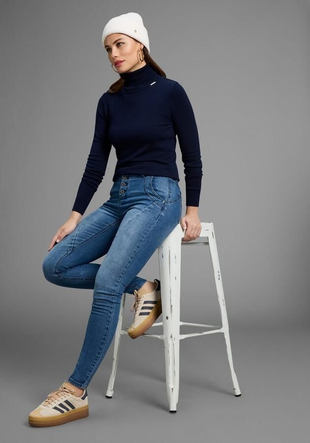 Bruno Banani Skinny fit jeans met schuine naden nieuwe collectie - Foto 8