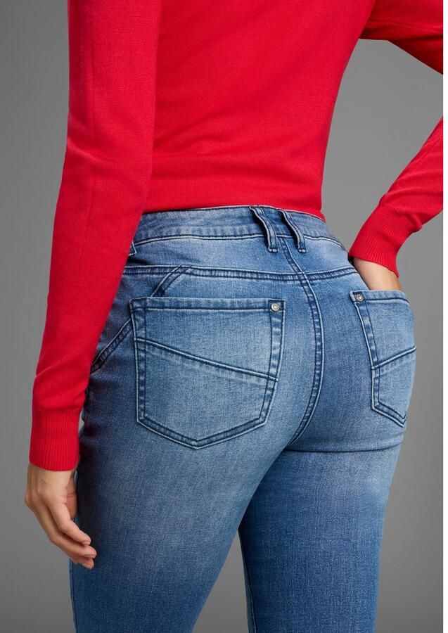 Bruno Banani Skinny fit jeans met schuine naden nieuwe collectie - Foto 2