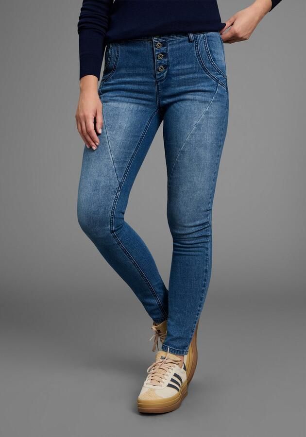 Bruno Banani Skinny fit jeans met schuine naden nieuwe collectie - Foto 9