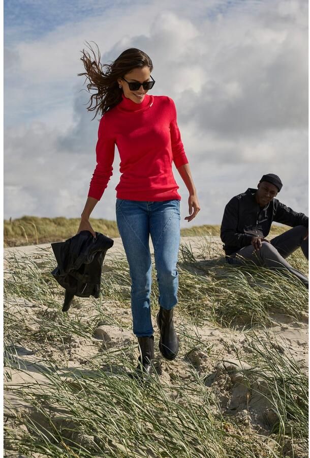 Bruno Banani Straight jeans Hutch rechte broekspijpen gedeeltelijk met modieuze destroyed-effecten - Foto 2