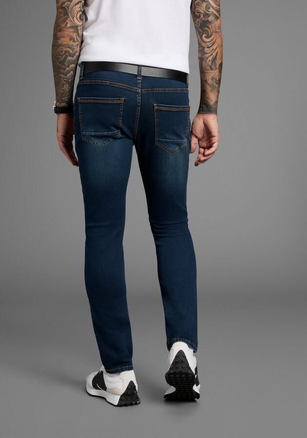 Bruno Banani Slim fit jeans Grady smalle pasvorm lage taillehoogte met steekzakken - Foto 2