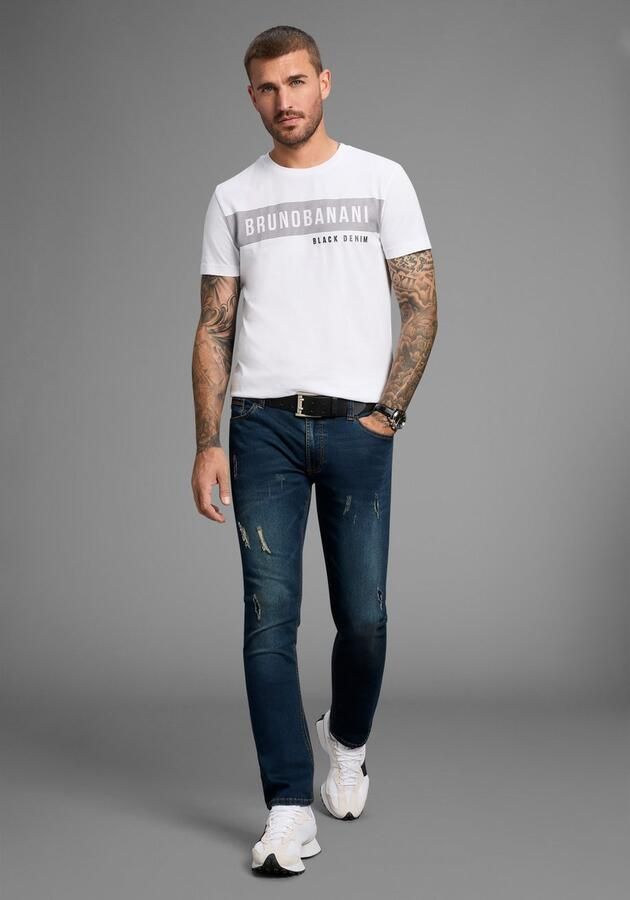Bruno Banani Slim fit jeans Grady smalle pasvorm lage taillehoogte met steekzakken - Foto 3