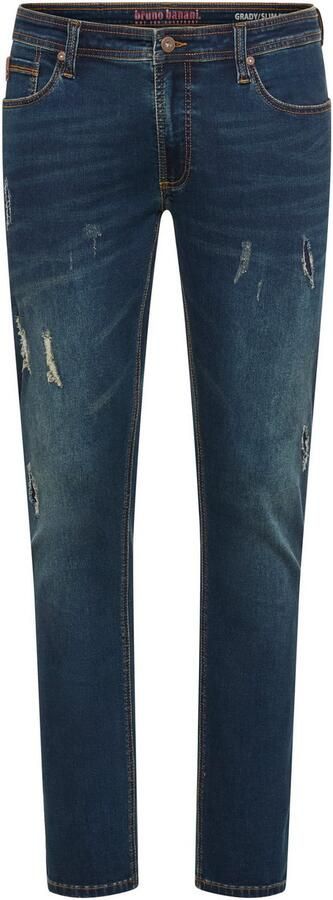 Bruno Banani Slim fit jeans Grady smalle pasvorm lage taillehoogte met steekzakken - Foto 5
