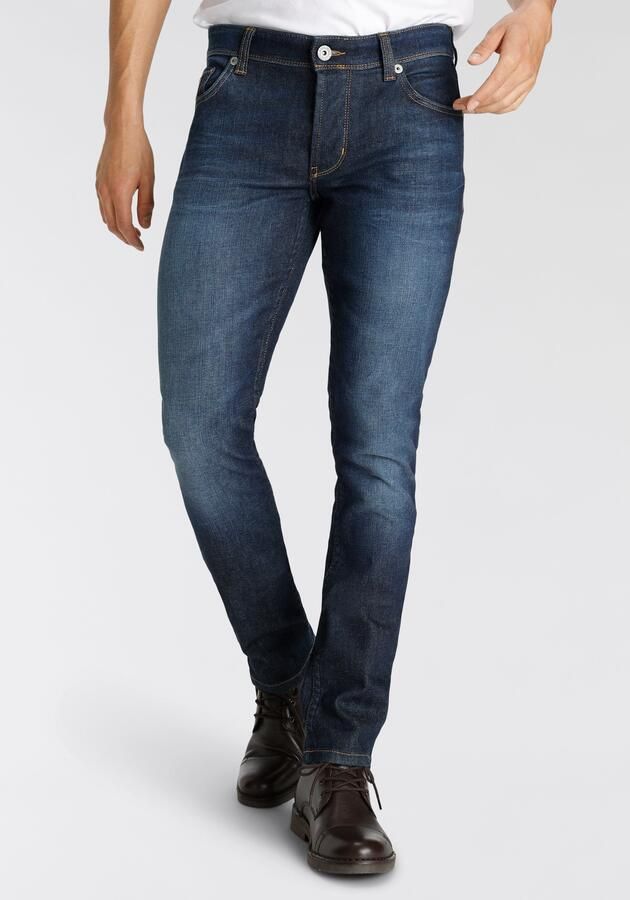 Bruno Banani Slim fit jeans Jimmy (stretch) smalle pijp lage taillehoogte met knoopsluiting - Foto 7