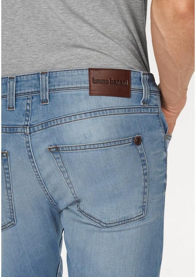 Bruno Banani Slim fit jeans Jimmy (stretch) smalle pijp lage taillehoogte met knoopsluiting