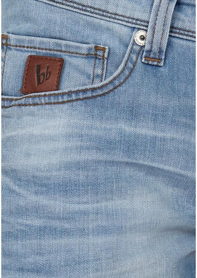 Bruno Banani Slim fit jeans Jimmy (stretch) smalle pijp lage taillehoogte met knoopsluiting - Foto 2