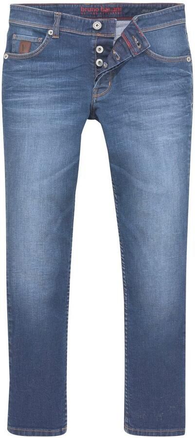Bruno Banani Slim fit jeans Jimmy (stretch) smalle pijp lage taillehoogte met knoopsluiting - Foto 7