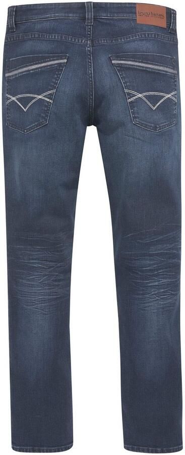Bruno Banani Straight jeans Dylan rechte pasvorm used-wassing lage taille - Foto 6