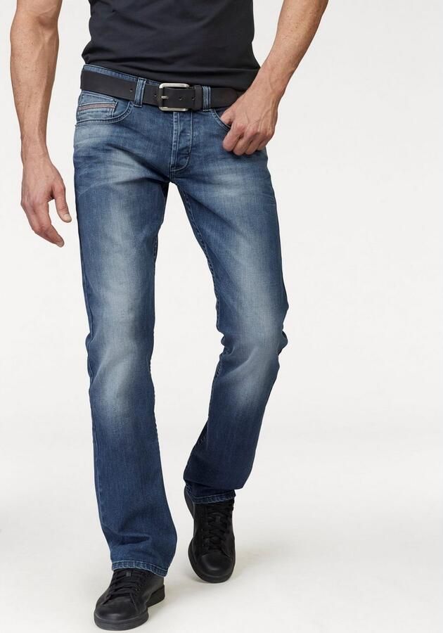 Bruno Banani Straight jeans Dylan rechte pasvorm used-wassing lage taille - Foto 3