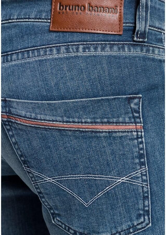 Bruno Banani Straight jeans Dylan rechte pasvorm used-wassing lage taille - Foto 2