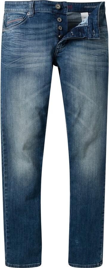 Bruno Banani Straight jeans Dylan rechte pasvorm used-wassing lage taille - Foto 6