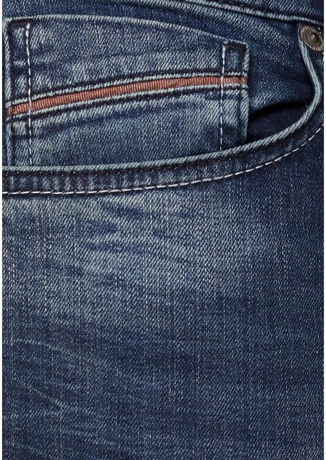 Bruno Banani Straight jeans Dylan rechte pasvorm used-wassing lage taille - Foto 2
