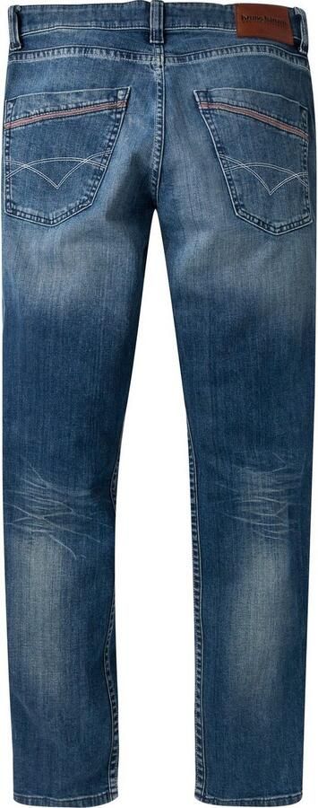 Bruno Banani Straight jeans Dylan rechte pasvorm used-wassing lage taille - Foto 7