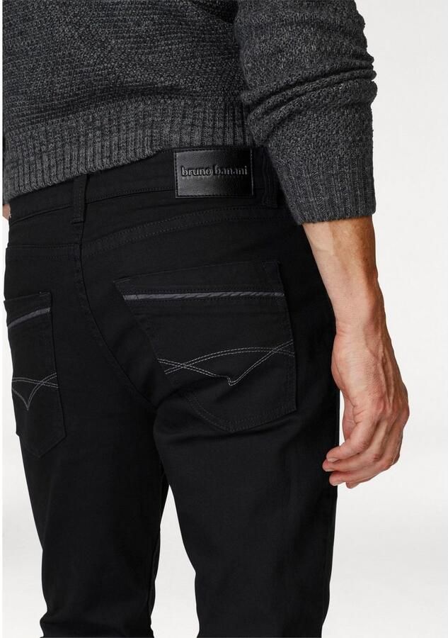 Bruno Banani Straight jeans Dylan rechte pasvorm used-wassing lage taille - Foto 2