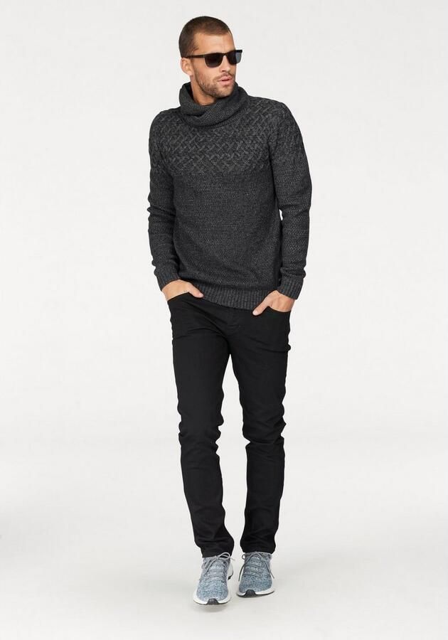 Bruno Banani Straight jeans Dylan rechte pasvorm used-wassing lage taille - Foto 4