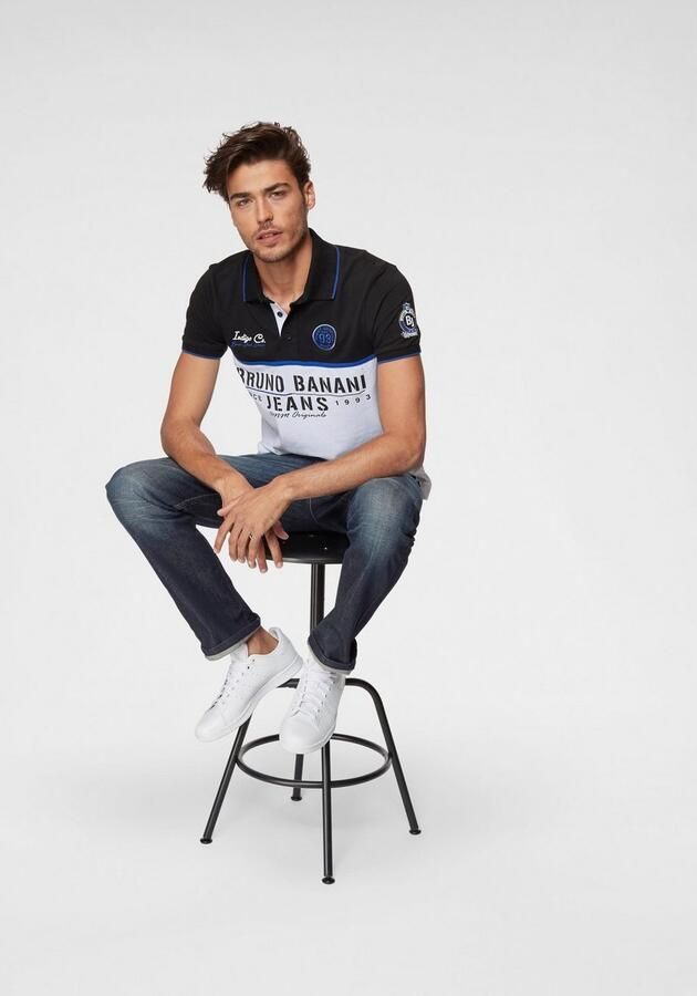 Bruno Banani Straight jeans Dylan rechte pasvorm used-wassing lage taille - Foto 4