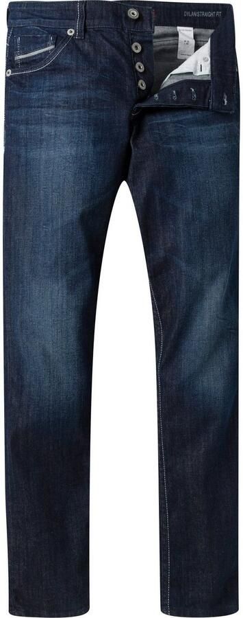 Bruno Banani Straight jeans Dylan rechte pasvorm used-wassing lage taille - Foto 7
