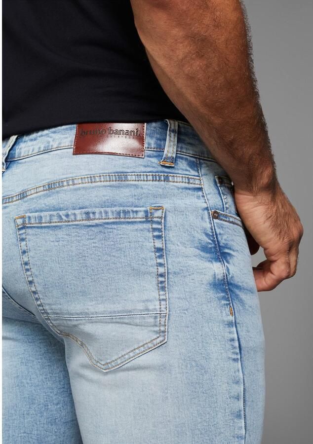 Bruno Banani Straight jeans Hutch rechte broekspijpen gedeeltelijk met modieuze destroyed-effecten - Foto 3