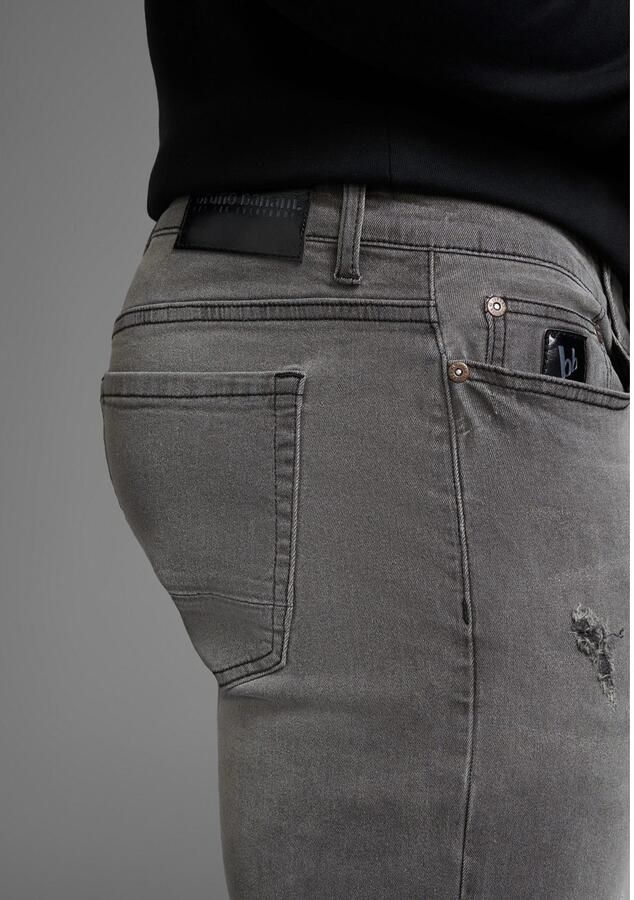 Bruno Banani Straight jeans Hutch rechte broekspijpen gedeeltelijk met modieuze destroyed-effecten - Foto 2