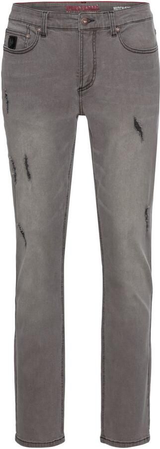 Bruno Banani Straight jeans Hutch rechte broekspijpen gedeeltelijk met modieuze destroyed-effecten - Foto 10