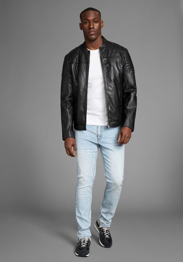 Bruno Banani Straight jeans Hutch rechte broekspijpen gedeeltelijk met modieuze destroyed-effecten - Foto 10