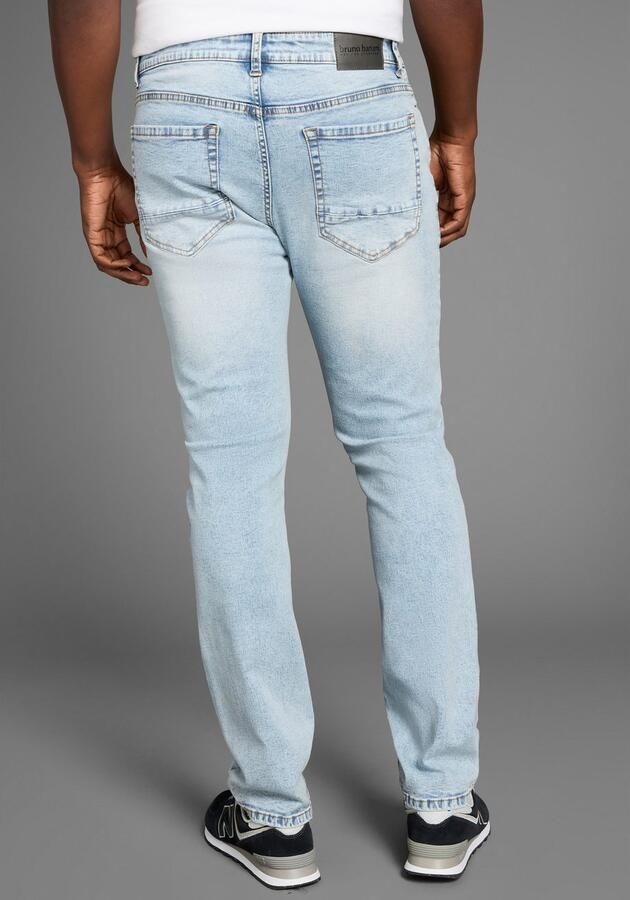 Bruno Banani Straight jeans Hutch rechte broekspijpen gedeeltelijk met modieuze destroyed-effecten - Foto 9