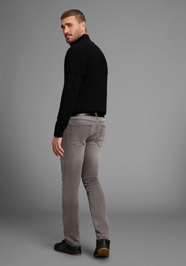 Bruno Banani Straight jeans Hutch rechte broekspijpen gedeeltelijk met modieuze destroyed-effecten - Foto 8