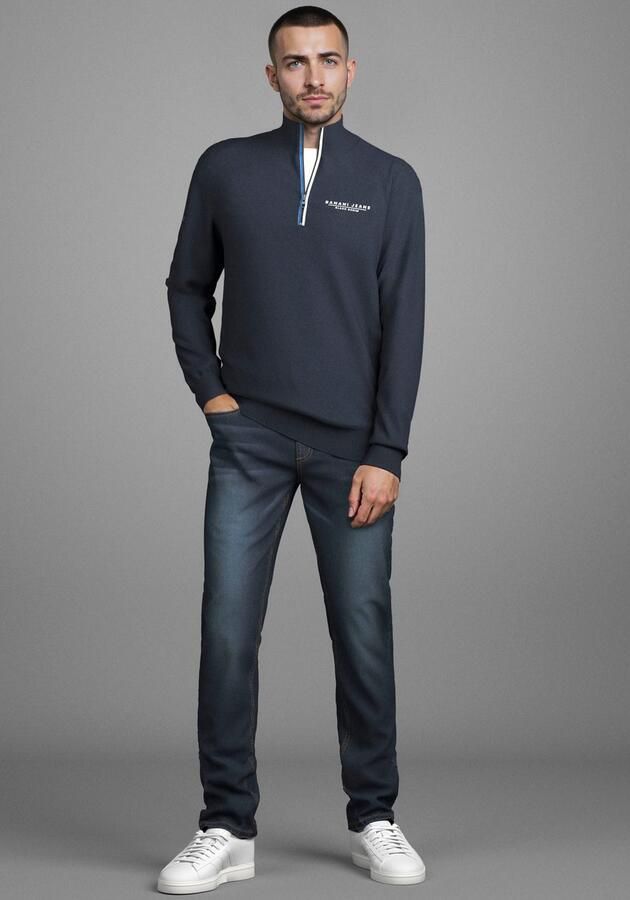 Bruno Banani Straight jeans Hutch rechte broekspijpen gedeeltelijk met modieuze destroyed-effecten - Foto 9