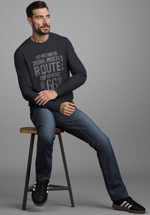 Bruno Banani Straight jeans Hutch rechte broekspijpen gedeeltelijk met modieuze destroyed-effecten - Foto 10