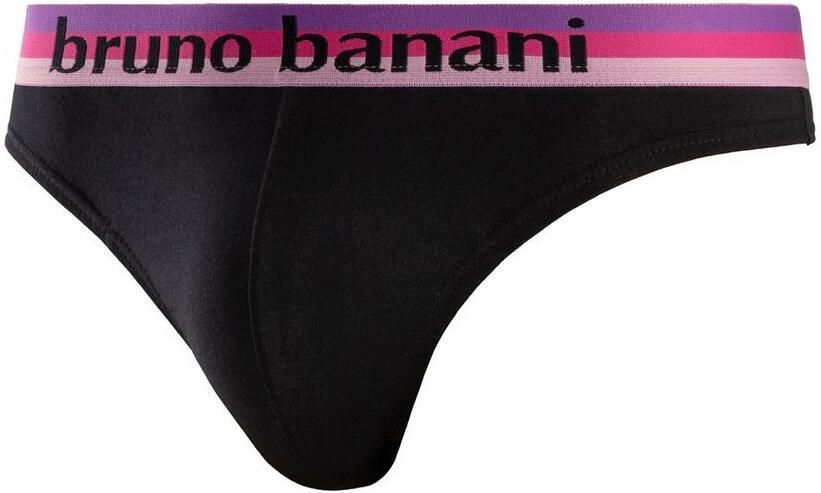 Bruno Banani String met gestreepte logoweefband (set 5 stuks) - Foto 6