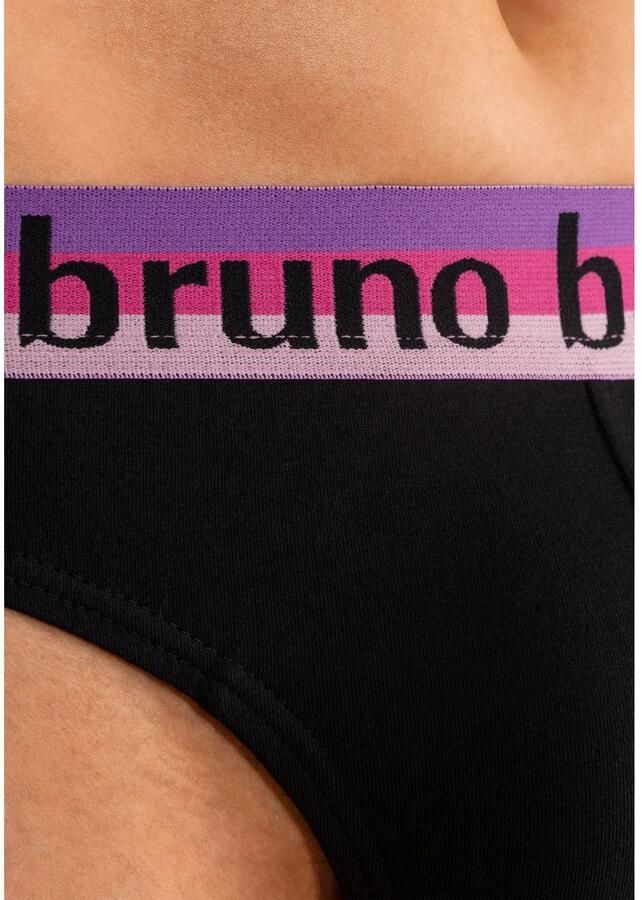 Bruno Banani String met gestreepte logoweefband (set 5 stuks)