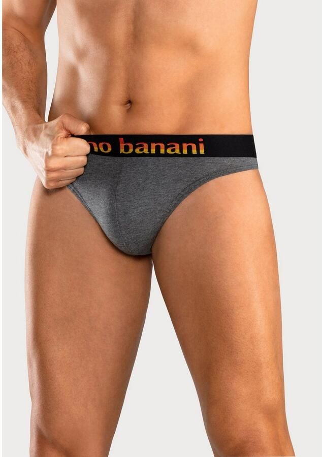 Bruno Banani String met gestreepte logoweefband (set 5 stuks)