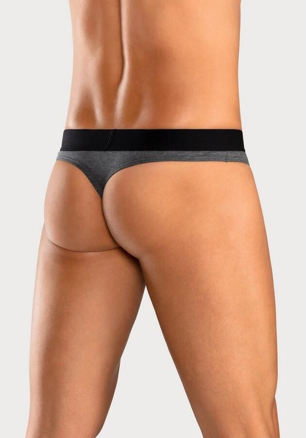 Bruno Banani String met gestreepte logoweefband (set 5 stuks) - Foto 2