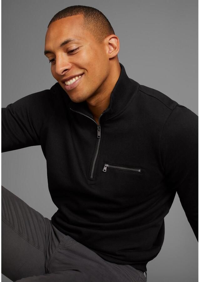 Bruno Banani Sweatshirt met schipperskraag - Foto 3