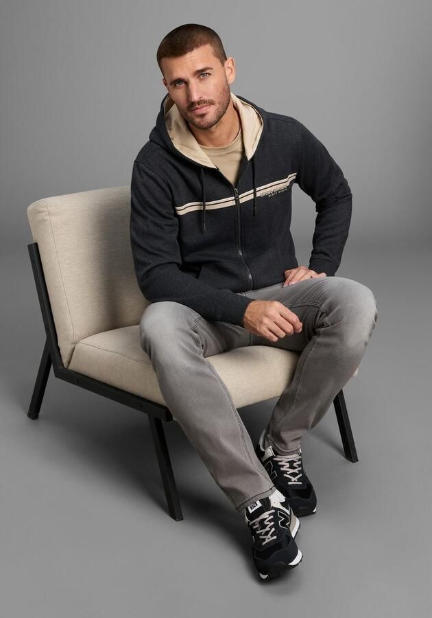 Bruno Banani Sweatvest moderne borstprint - Foto 5