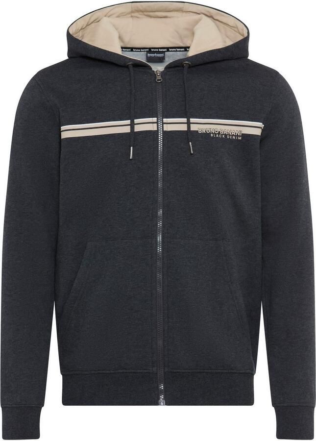 Bruno Banani Sweatvest moderne borstprint