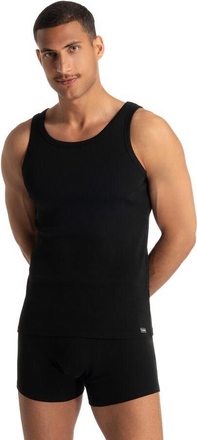 Bruno Banani T-shirt Fine Rib met ronde halslijn katoen-mix elastisch - Foto 4