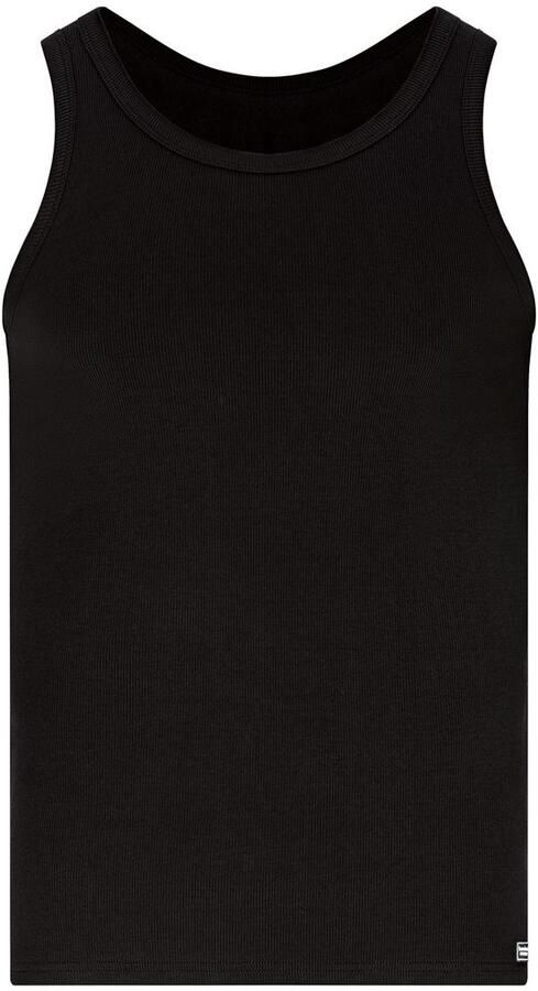 Bruno Banani T-shirt Fine Rib met ronde halslijn katoen-mix elastisch - Foto 2