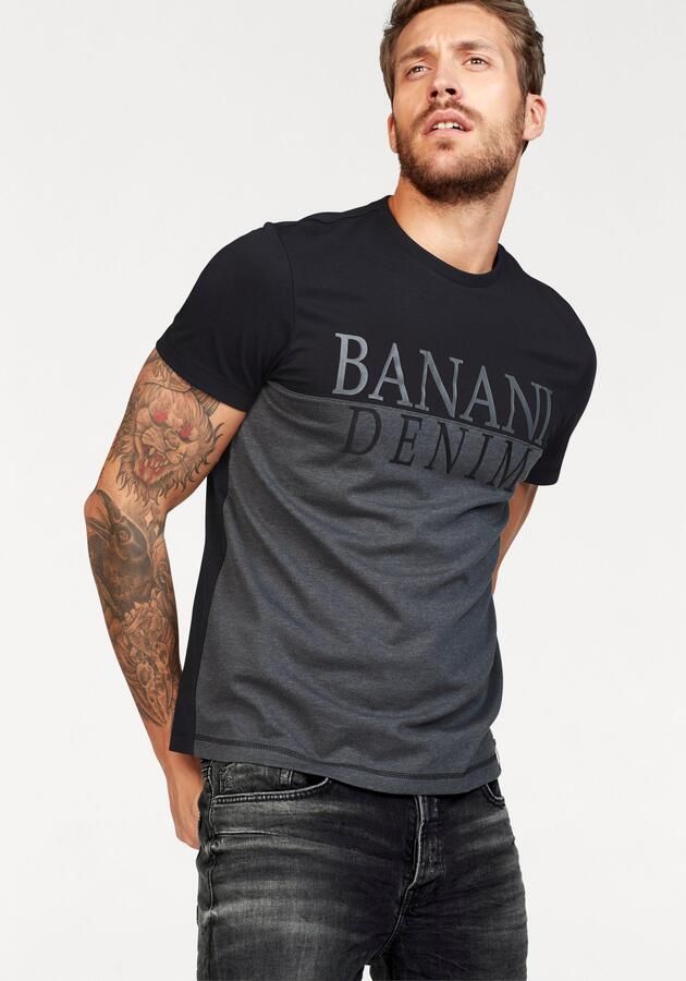 Bruno Banani T-shirt korte mouw smal gesneden casual-stijl van katoen - Foto 6