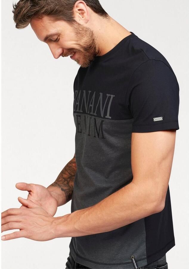 Bruno Banani T-shirt korte mouw smal gesneden casual-stijl van katoen - Foto 3