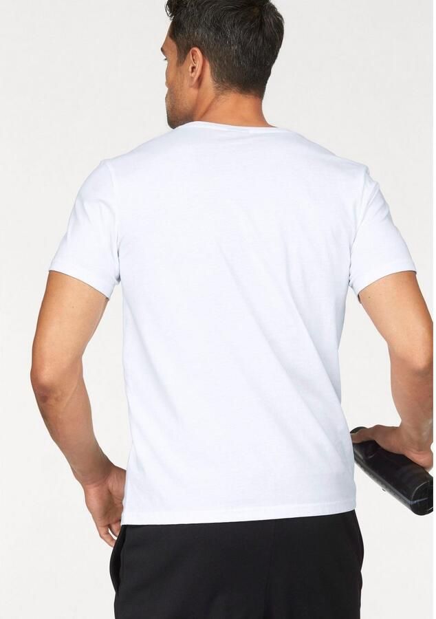 Bruno Banani T-shirt Korte mouw smal gesneden van single jersey (Set van 2) - Foto 4