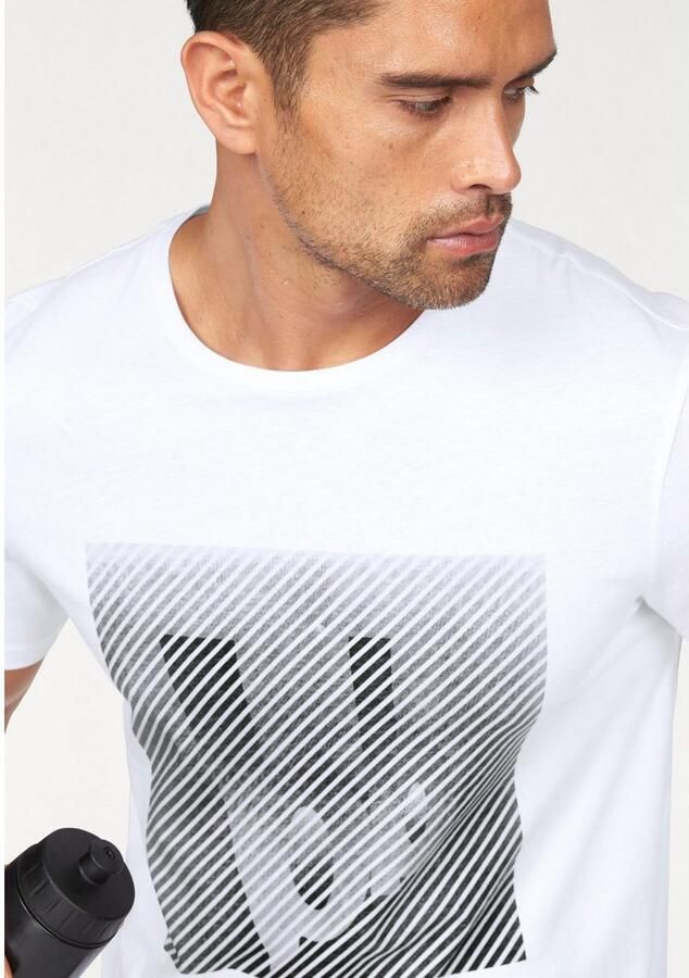 Bruno Banani T-shirt Korte mouw smal gesneden van single jersey (Set van 2) - Foto 5