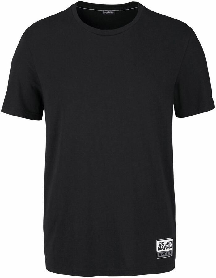 Bruno Banani T-shirt Korte mouw smal gesneden van single jersey (Set van 2) - Foto 2