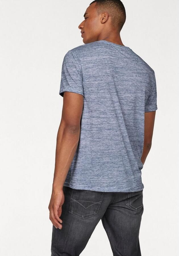 Bruno Banani T-shirt Korte mouwen slim fit effen ronde hals - Foto 4