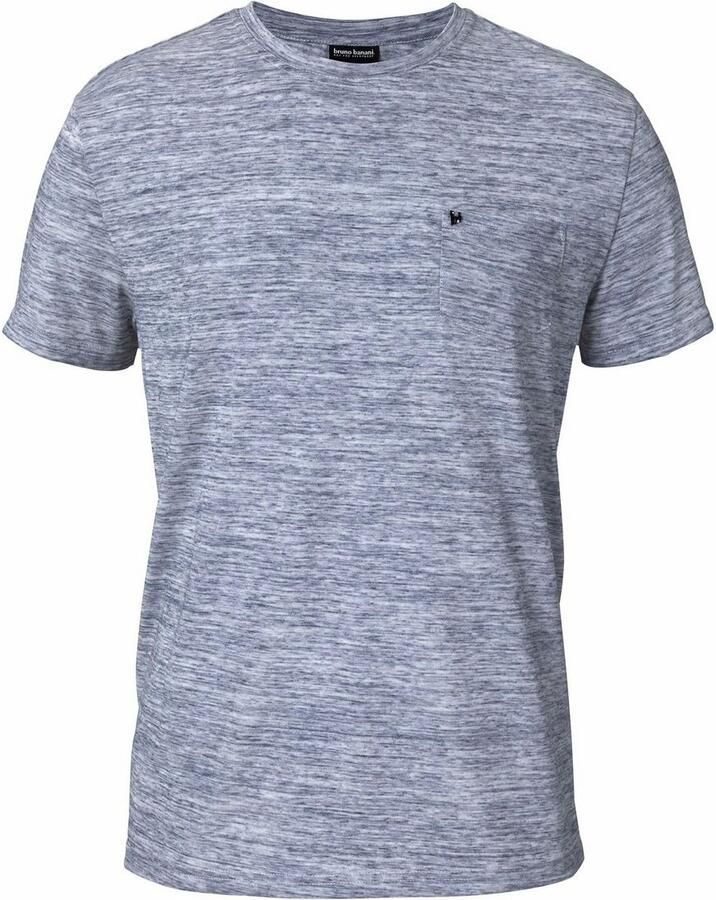 Bruno Banani T-shirt Korte mouwen slim fit effen ronde hals