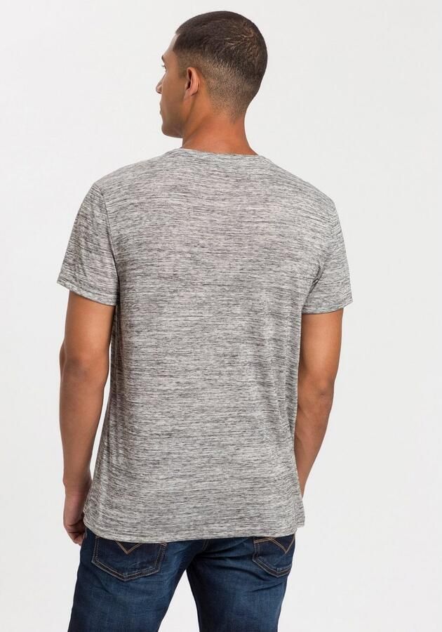 Bruno Banani T-shirt Korte mouwen slim fit effen ronde hals - Foto 6
